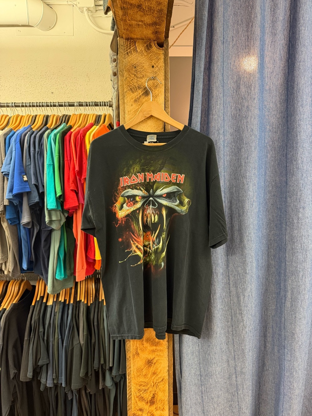 Vintage iron maiden graphic t-shirt